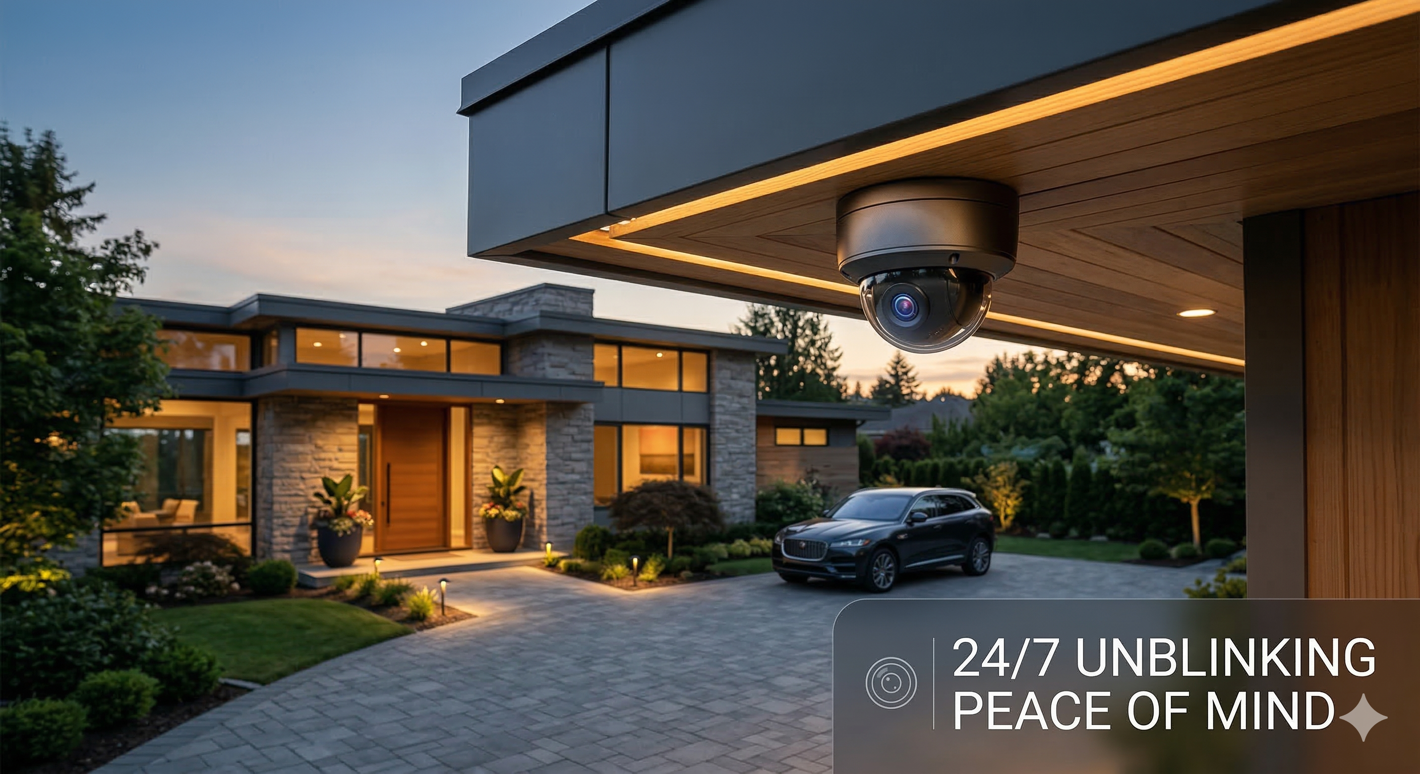 Professional security camera network installation