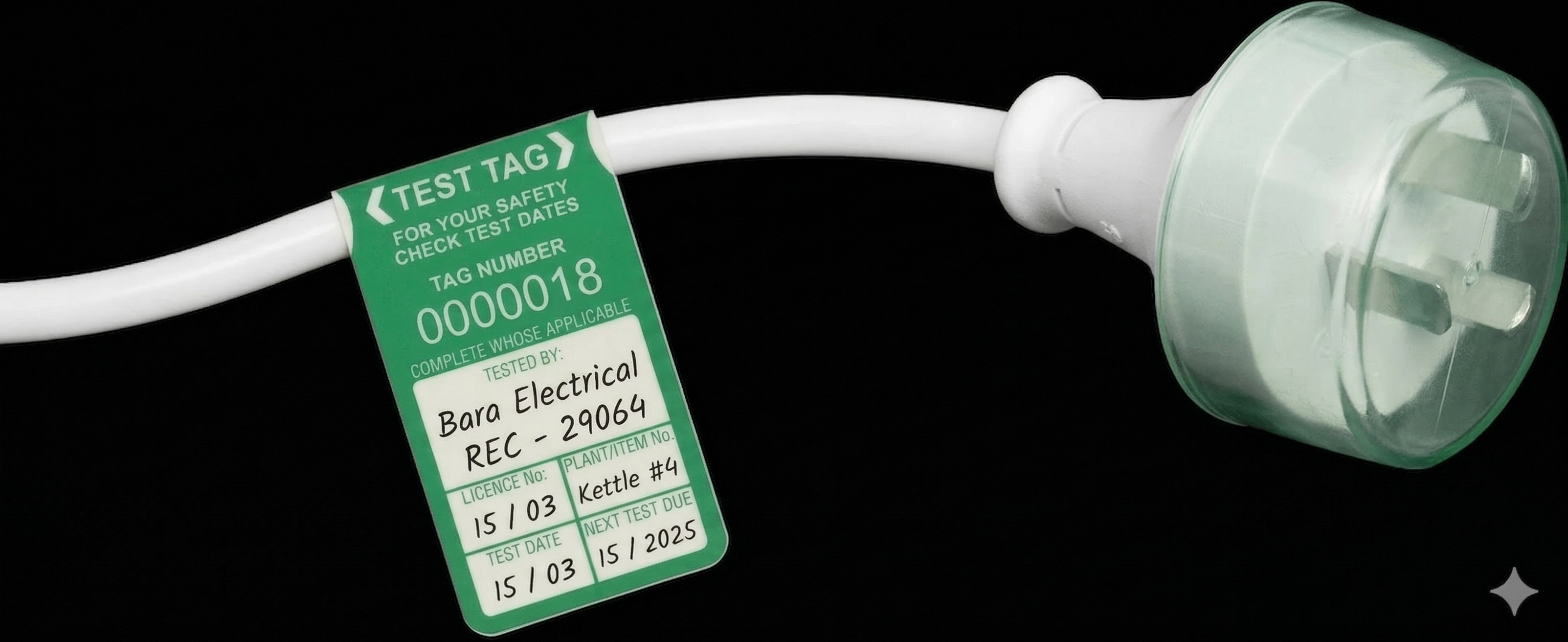 Certified electrical compliance checks and fault finding