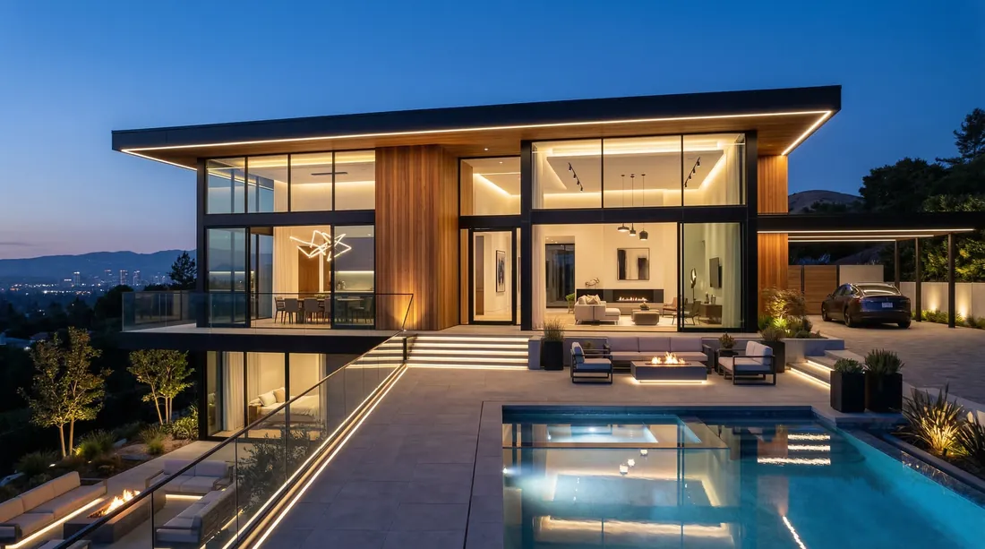 Modern interior and exterior LED lighting upgrades